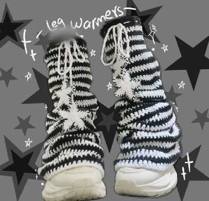 Crocheted Leg Warmers with Star Accents