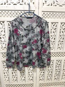 🌸Imported Floral Print Long Sleeve Top D