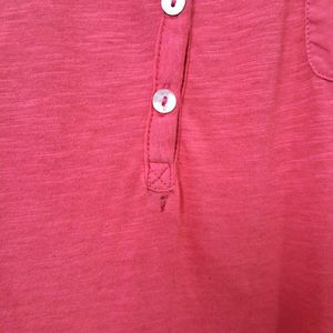 👚 | Pink Henley Nightgown