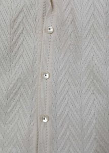 Classic Madame M White V-Neck Cardigan