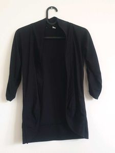 2 cardigans black and grey