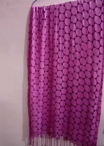 Pretty Pink Polka Dot Scarf/Stole