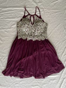 Burgundy Prom/ Bridemaids Dress