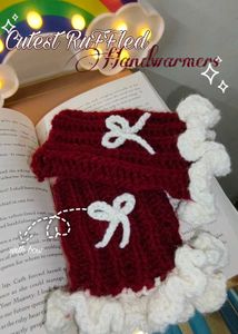 Cute Ruffled Handwarmers