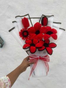 Artificial Red Flower Bouquet