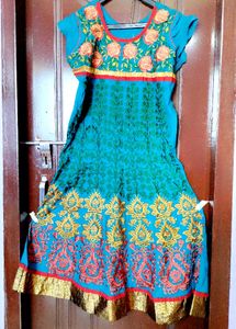 Fully Embroidered Anarkali Kurta