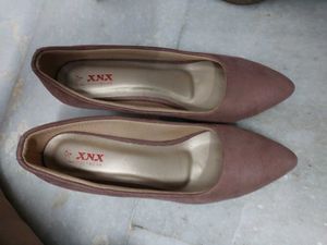 Mauve Velvet Heels