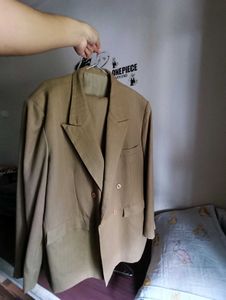 Classic Striped Men's Suit Jacket