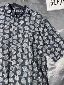 Men's Short Sleeve Patterned Shirt