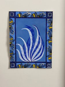 Aquarium in Reverse ( Maithili Art )
