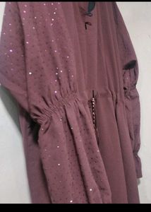 Elegant Maroon Abaya