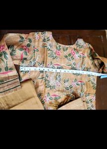 chanderi silk suit set (its new)