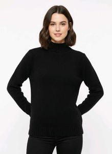 Black Turtleneck Sweater