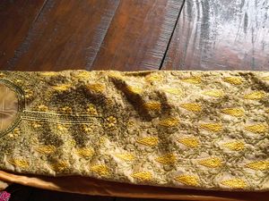 Gold Embroidered Salwar Kameez Price Negotiable