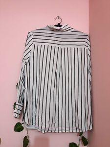 Striped Button-Down Shirt