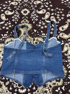 Cute Denim Top 🦋