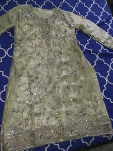Stunning Embellished dress and shalwar set