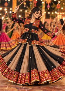 Embroidered Black Ethnic Jacket