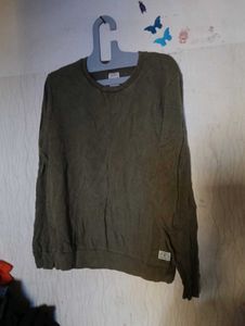 Men's Olive Green Sweatshirt