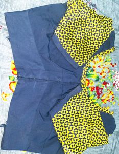 Saree with blouse smoothly fancy/stylish/unique/ex