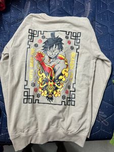 Sweatshirt With Luffy Anime Printed
