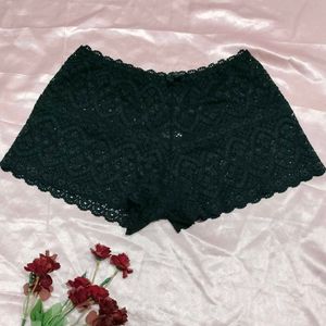 Black Lace Briefs