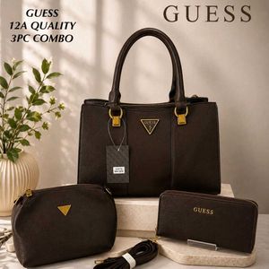GUESS12A QUALITY 3PC COMBO  HANDBAG WITHOUT BOX