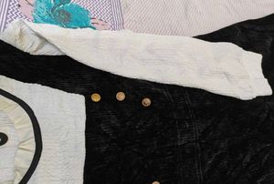 Black Velvet Button-Down Dress