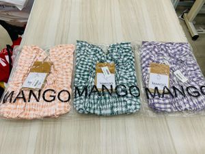 Gingham Smocked Puff Sleeve Top