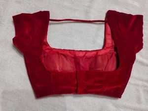 red velvet blouse (padded)