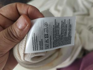H&amp;M luxe Elegant Cream Wrap Dress