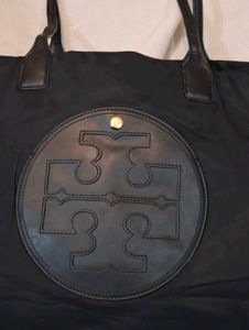 Tory Burch Black Nylon Tote Bag