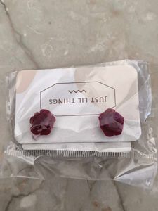 Cute Rose Stud Earrings