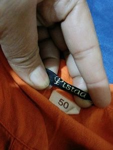 Orange Casual Top