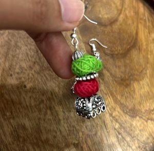 Handmade Thread Earrings