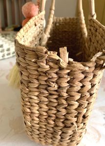 Boho Straw Beach Bag