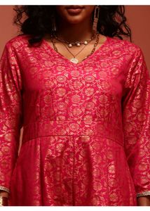 Elegant Pink Ethnic Jumpsuit