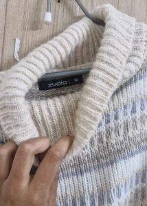Cozy Striped Turtleneck Sweater