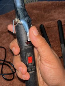 Hair Curling Wand &amp; Straightener Set