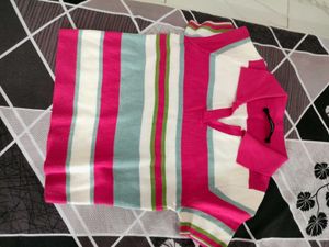 Striped Polo T-Shirt