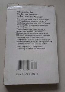 The Art of Negotiating by Gerard I. Nierenberg