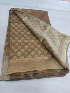 Elegant Golden Saree