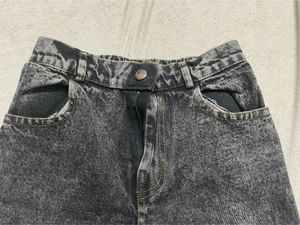 Faded Black Straight Fit Jeans