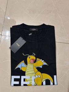 Fendi Dragon Pure Cotton T-Shirt