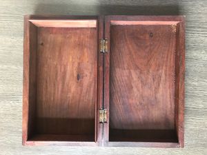 wooden jewellery box