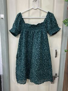 Floral Print Mini Dress - Effortless Style