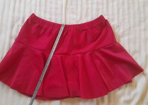 Red Skuarts Bikini Set with Cover up