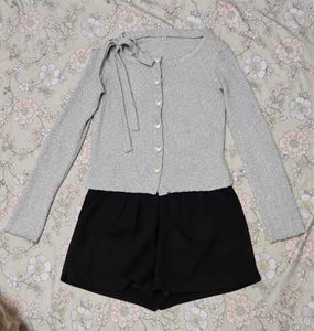 Cute Grey Cardigan