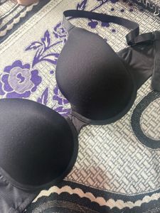 Black Padded Bra