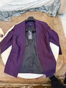 Allen Solly Purple Blazer